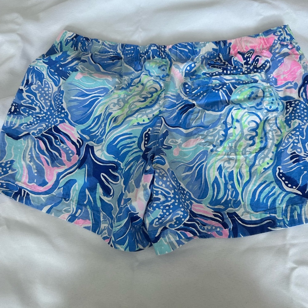 Lilly Pulitzer Blue and Pink Shorts SMALL